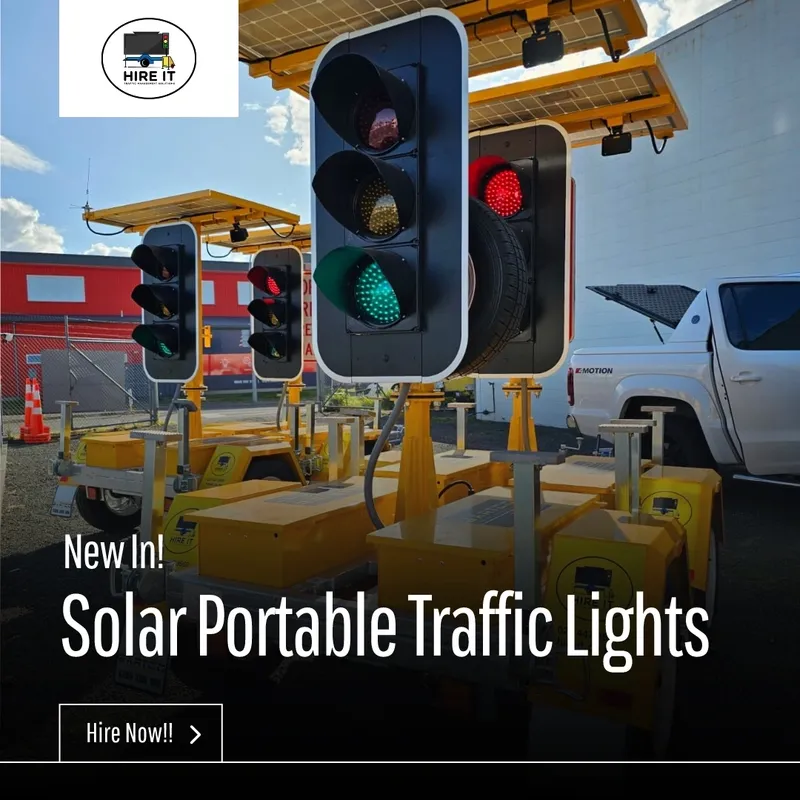 Solar Portable Traffic Light Hire Auckland