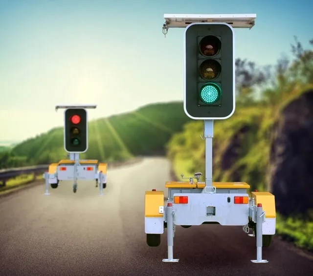 Solar portable traffic lights for roadworks hire in Bay of Plenty, New Zealand