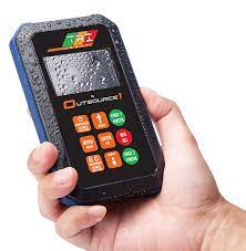 Handheld remote control for Tri-Light portable traffic lights